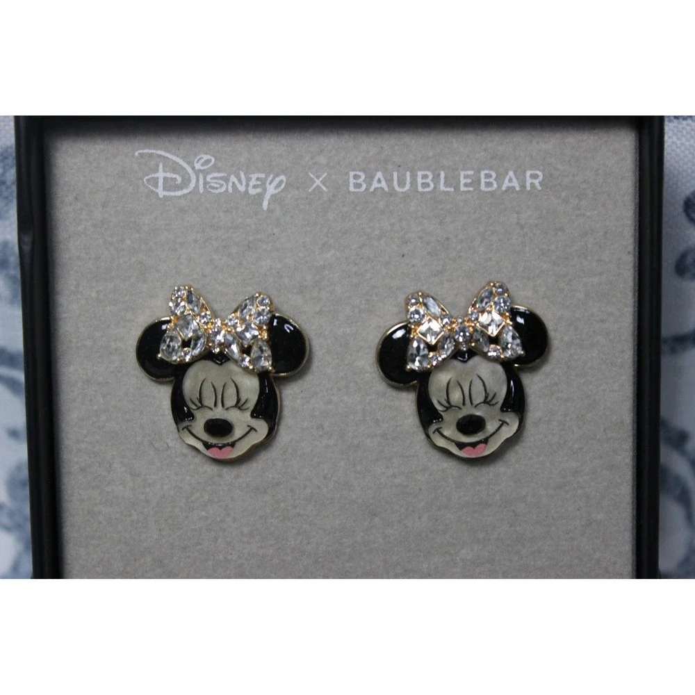 Disney X Baublebar Minnie Mouse Earrings - Picture 2 of 3
